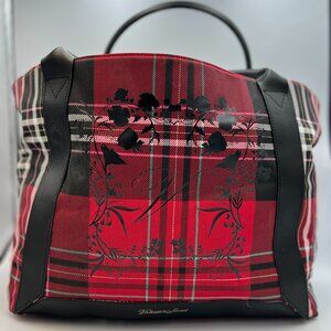 Victoria's  Secret plaid red and black Tote